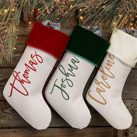 personalized family stockings|custom stockings with family names.